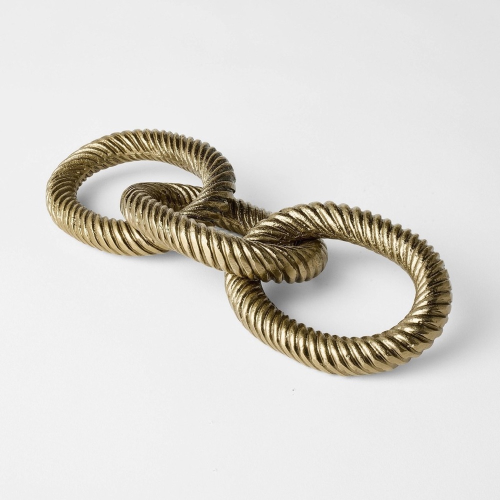 Cast Metal Decorative Links, Gold Tone - Threshold™ designed with Studio McGee